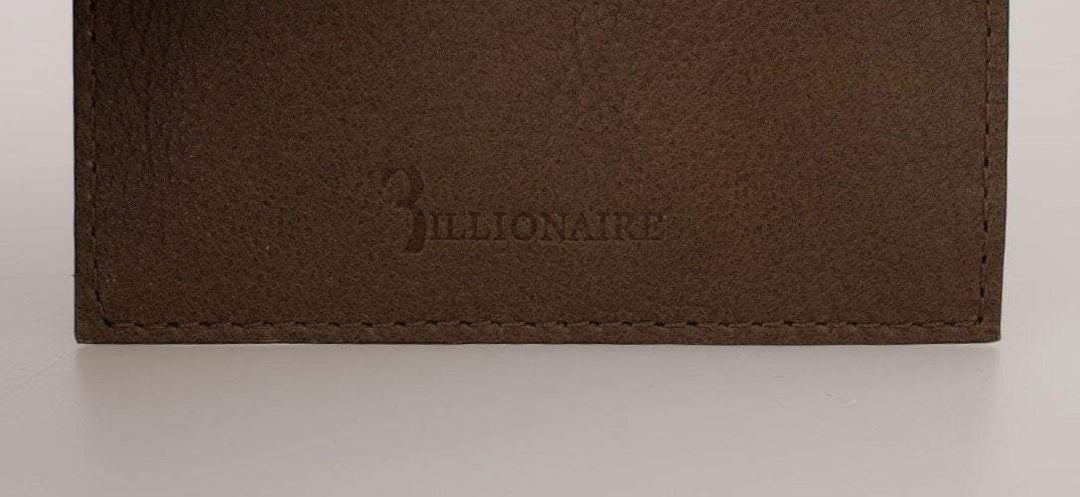 Billionaire Italian Couture  Leather Cardholder Wallet #men, Billionaire Italian Couture, Brown, Catch, feed-agegroup-adult, feed-color-brown, feed-gender-male, feed-size-OS, Gender_Men, Handbags - New Arrivals, Kogan, Wallets - Men - Bags at SEYMAYKA