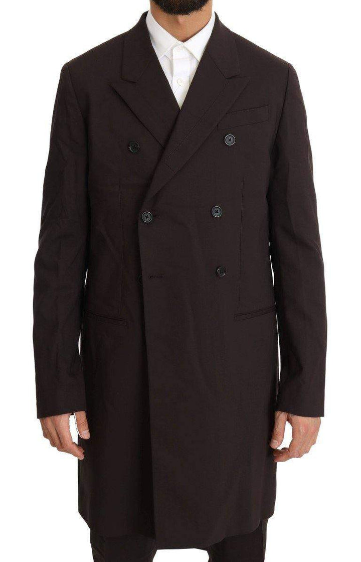 Dolce & Gabbana  Bordeaux Wool Stretch Long 3 Piece Suit #men, Bordeaux, Brand_Dolce & Gabbana, Catch, Dolce & Gabbana, feed-agegroup-adult, feed-color-bordeaux, feed-gender-male, feed-size-IT48 | M, Gender_Men, IT48 | M, Kogan, Men - New Arrivals, Suits - Men - Clothing at SEYMAYKA