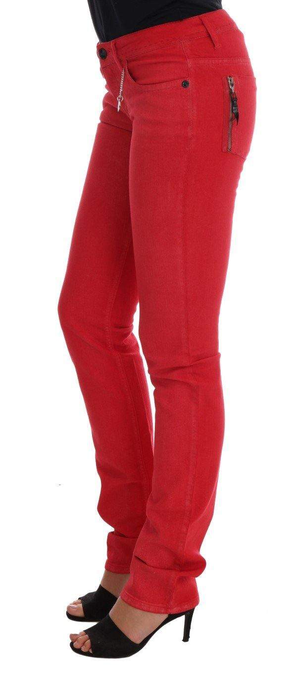 COSTUME NATIONAL C’N’C   Cotton Stretch Slim Jeans #women, Catch, Costume National, feed-agegroup-adult, feed-color-red, feed-gender-female, feed-size-W26, feed-size-W27, feed-size-W28, feed-size-W29, feed-size-W30, Gender_Women, Jeans & Pants - Women - Clothing, Kogan, Red, W26, W27, W28, W29, W30, Women - New Arrivals at SEYMAYKA