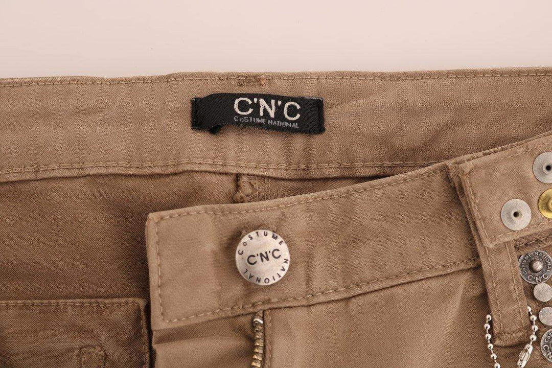 COSTUME NATIONAL C’N’C   Cotton Stretch Slim Fit Jeans #women, Beige, Catch, Costume National, feed-agegroup-adult, feed-color-beige, feed-gender-female, feed-size-W26, Gender_Women, Jeans & Pants - Women - Clothing, Kogan, W26, Women - New Arrivals at SEYMAYKA