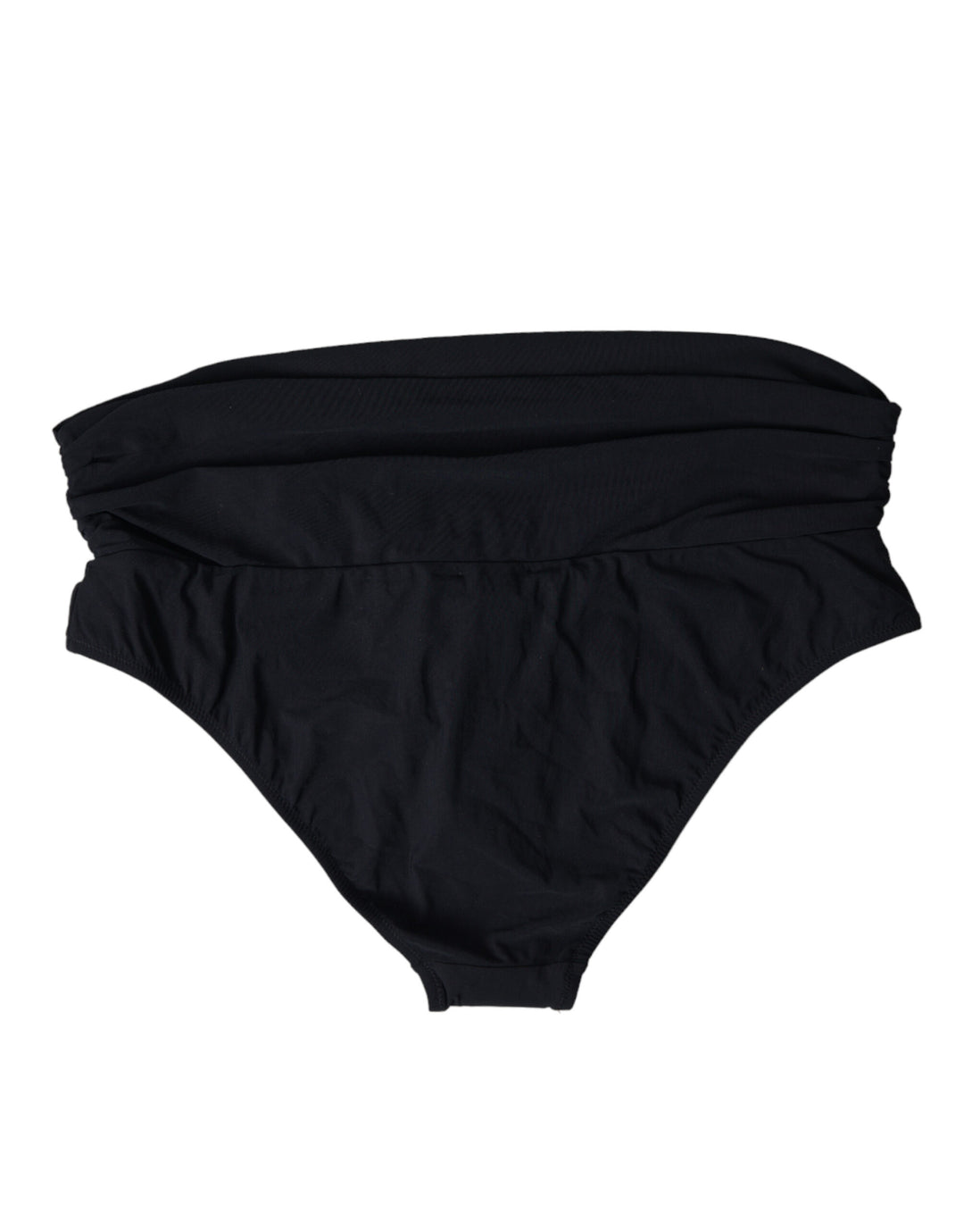 Dolce & Gabbana Black Nylon Stretch Swimwear Slip Bottom Bikini