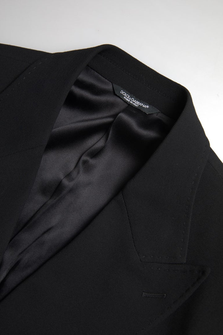 Black 2 Piece Double Breasted SICILIA Suit