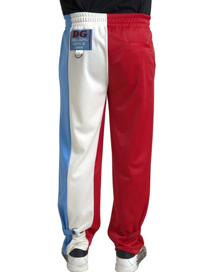 Multicolor Polyester Men Sweatpants Pants