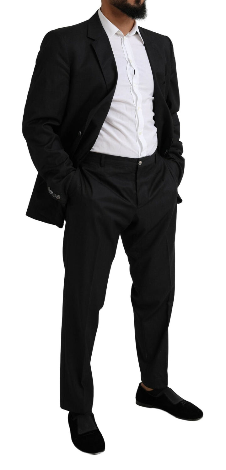 Dolce & Gabbana Black MARTINI Single Breasted 2 Piece Suit