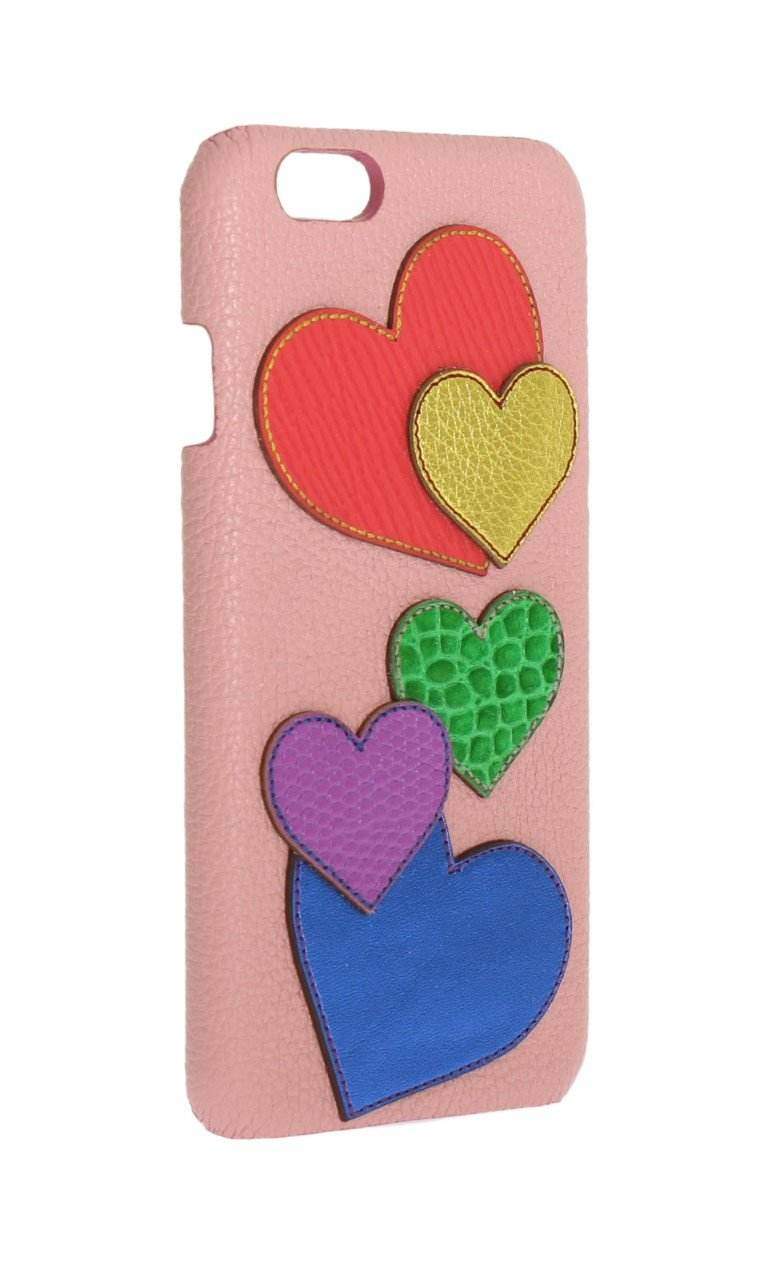 Dolce & Gabbana  Pink Leather Heart Phone Cover Brand_Dolce & Gabbana, Catch, Dolce & Gabbana, feed-agegroup-adult, feed-color-pink, feed-gender-unisex, feed-size-OS, Kogan, Phone Covers - Technology, Pink at SEYMAYKA