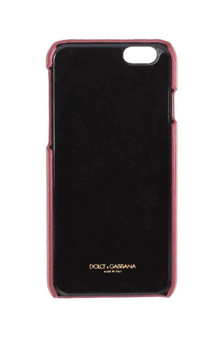 Dolce & Gabbana  Pink Leather Heart Crystal Phone Case Brand_Dolce & Gabbana, Catch, Dolce & Gabbana, feed-agegroup-adult, feed-color-pink, feed-gender-unisex, feed-size-OS, Kogan, Phone Covers - Technology, Pink at SEYMAYKA