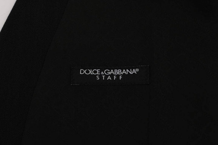 Dolce & Gabbana Black STAFF Wool Stretch Vest #men, Black, Brand_Dolce & Gabbana, Catch, Dolce & Gabbana, feed-agegroup-adult, feed-color-black, feed-gender-male, feed-size-IT50 | L, feed-size-IT54 | XL, Gender_Men, IT50 | L, IT54 | XL, Kogan, Men - New Arrivals, Vests - Men - Clothing at SEYMAYKA