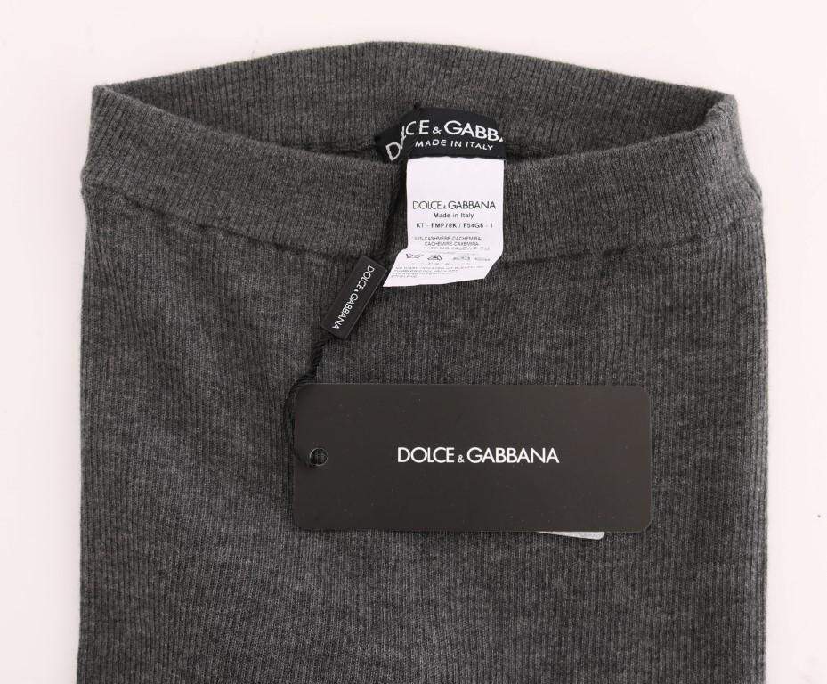 Dolce & Gabbana Gray Cashmere Stretch Tights #women, Brand_Dolce & Gabbana, Catch, Dolce & Gabbana, feed-agegroup-adult, feed-color-gray, feed-gender-female, feed-size-IT36|XXS, feed-size-IT38|XS, feed-size-IT40|S, feed-size-IT42|M, feed-size-IT44|L, feed-size-IT46|XL, Gender_Women, Gray, IT36|XXS, IT38|XS, IT40|S, IT42|M, IT44|L, IT46|XL, Kogan, Tights & Socks - Women - Clothing, Women - New Arrivals at SEYMAYKA