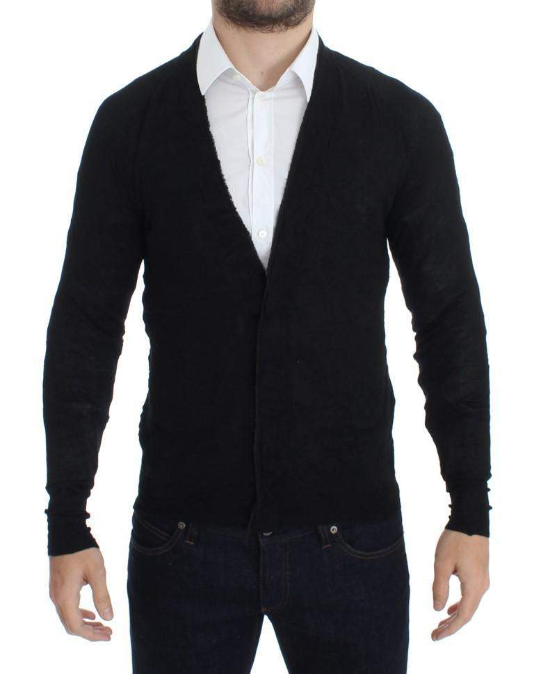 COSTUME NATIONAL C’N’C  Fine Wool Button Cardigan #men, Black, Catch, Costume National, feed-agegroup-adult, feed-color-black, feed-gender-male, feed-size-S, Gender_Men, Kogan, L, S, Sweaters - Men - Clothing at SEYMAYKA