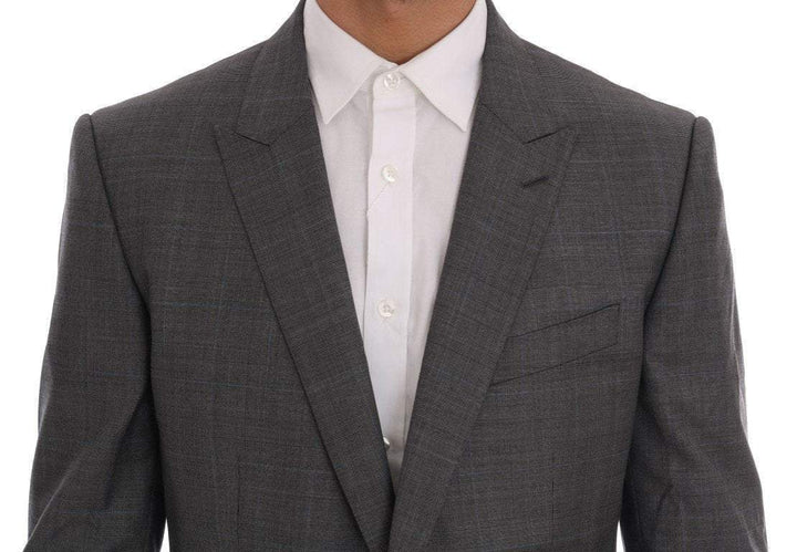 Dolce & Gabbana  Gray Wool MARTINI Slim Blazer #men, Blazers - Men - Clothing, Brand_Dolce & Gabbana, Catch, Dolce & Gabbana, feed-agegroup-adult, feed-color-gray, feed-gender-male, feed-size-IT56 | XXL, Gender_Men, Gray, IT56 | XXL, Kogan, Men - New Arrivals at SEYMAYKA