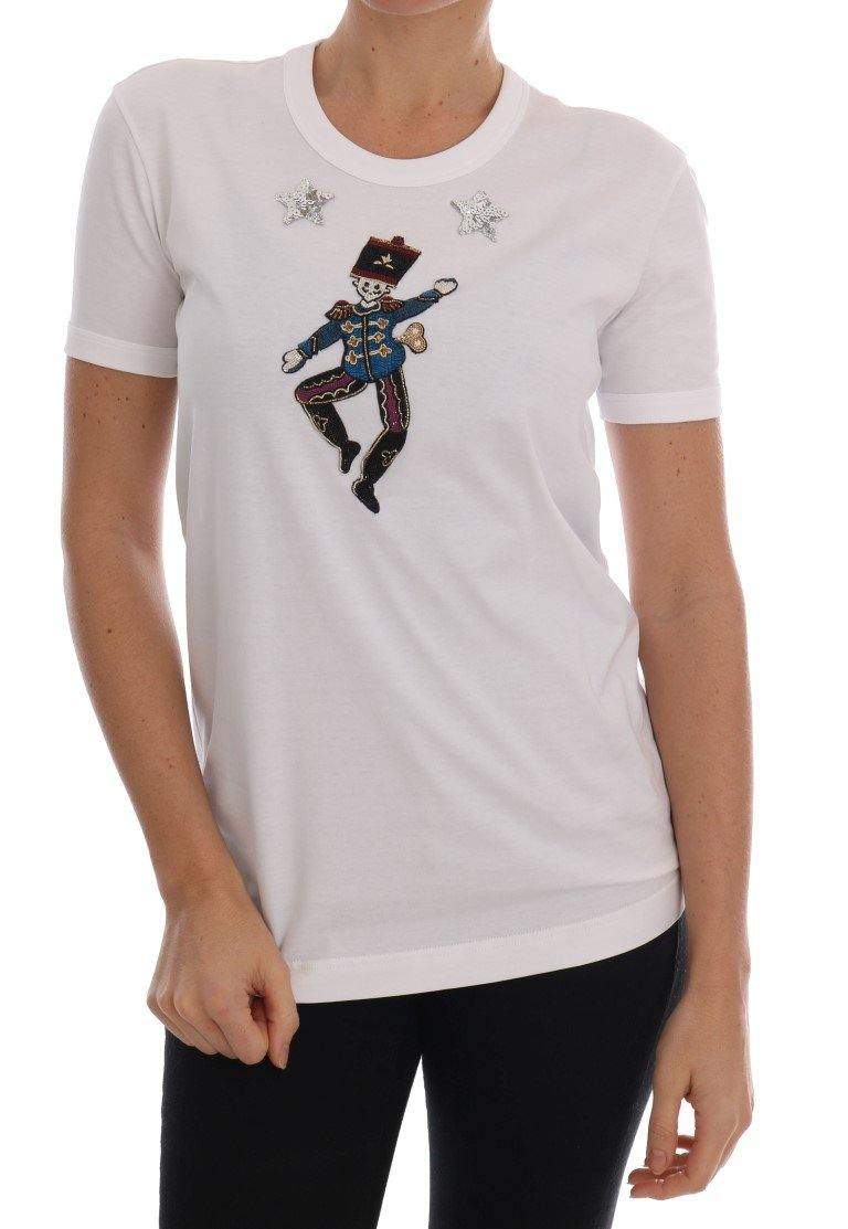 Dolce & Gabbana White Royals Heritage Cotton T-shirt – SEYMAYKA