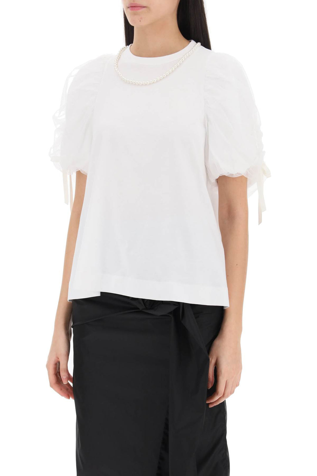 Simone rocha puff sleeves t-shirt-3