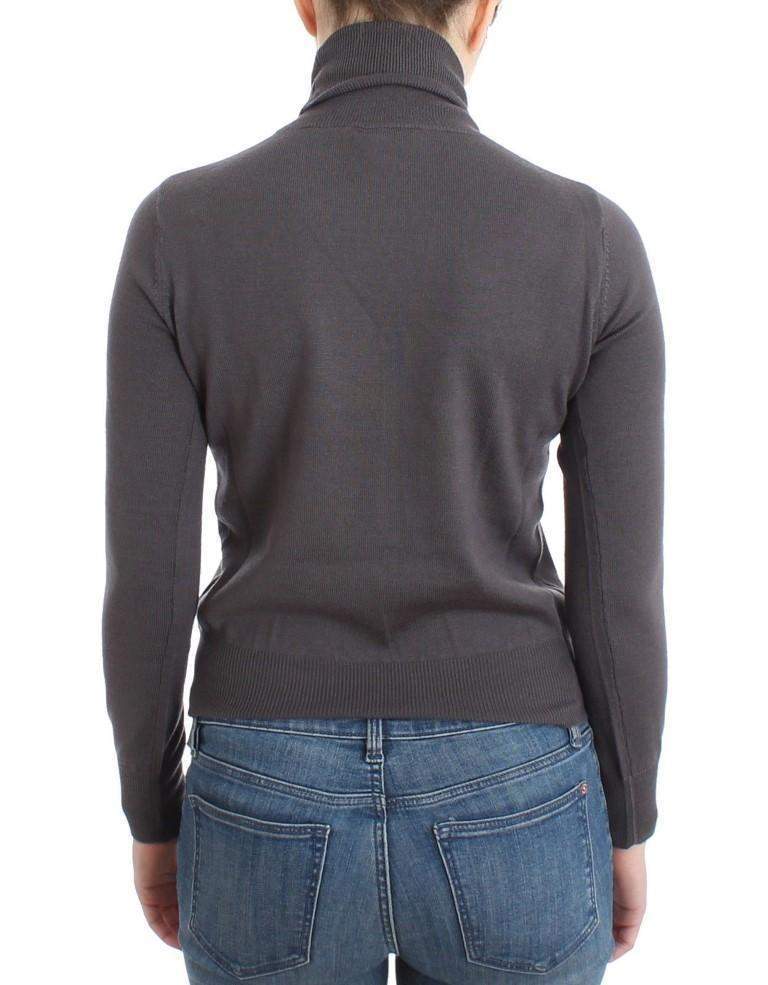 John Galliano  Turtleneck Cotton Sweater #women, Brown, Catch, feed-agegroup-adult, feed-color-brown, feed-gender-female, feed-size-XS, feed-size-XXS, Gender_Women, John Galliano, Kogan, Sweaters - Women - Clothing, XS, XXS at SEYMAYKA