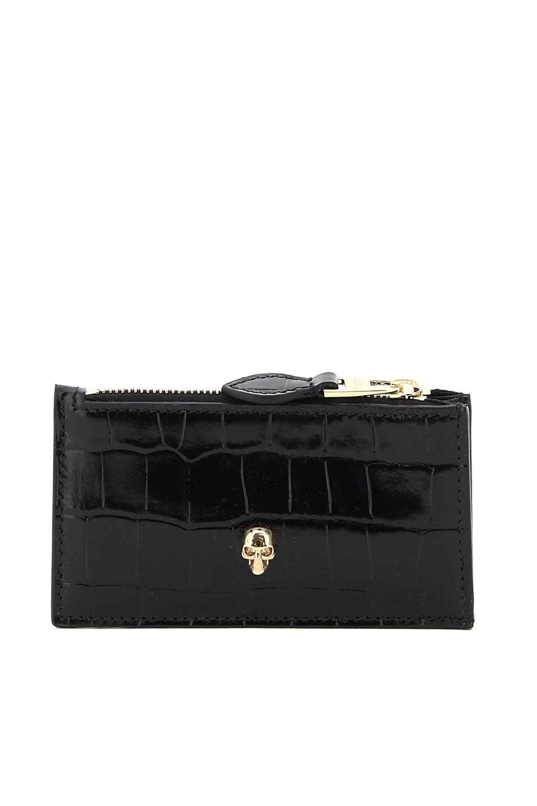 Alexander mcqueen skull card holder pouch-0