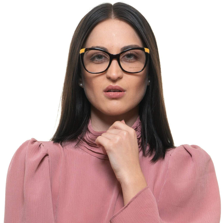 Emilio Pucci Brown Women Optical Frames #women, Brown, Emilio Pucci, feed-agegroup-adult, feed-color-Brown, feed-gender-female, Frames for Women - Frames at SEYMAYKA