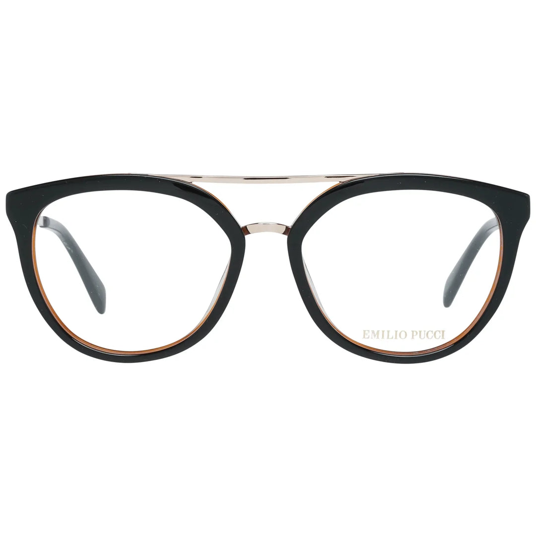 Emilio Pucci Black Women Optical Frames #women, Black, Emilio Pucci, feed-agegroup-adult, feed-color-black, feed-gender-female, Frames for Women - Frames at SEYMAYKA