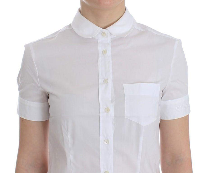 John Galliano  Cotton Shirt Top #women, Catch, feed-agegroup-adult, feed-color-white, feed-gender-female, feed-size-IT40|S, feed-size-IT42|M, Gender_Women, IT40|S, IT42|M, John Galliano, Kogan, Tops & T-Shirts - Women - Clothing, White at SEYMAYKA