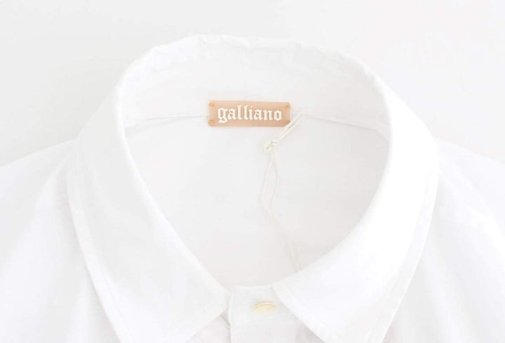 John Galliano  Cotton Shirt Top #women, Catch, feed-agegroup-adult, feed-color-white, feed-gender-female, feed-size-IT40|S, feed-size-IT42|M, Gender_Women, IT40|S, IT42|M, John Galliano, Kogan, Tops & T-Shirts - Women - Clothing, White at SEYMAYKA