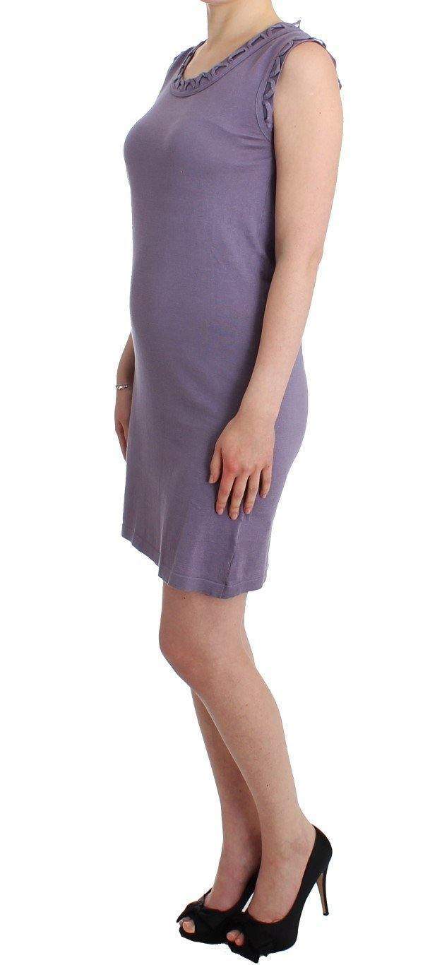 John Galliano Purple Cotton Jersey Dress #women, Catch, Clothing_Dress, Dresses - Women - Clothing, feed-agegroup-adult, feed-color-purple, feed-gender-female, feed-size-L, feed-size-M, feed-size-S, feed-size-XS, Gender_Women, John Galliano, Kogan, L, M, Purple, S, XS at SEYMAYKA