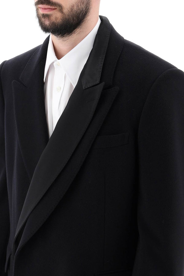 Alexander mcqueen trompe l'oeil double-breasted coat-3