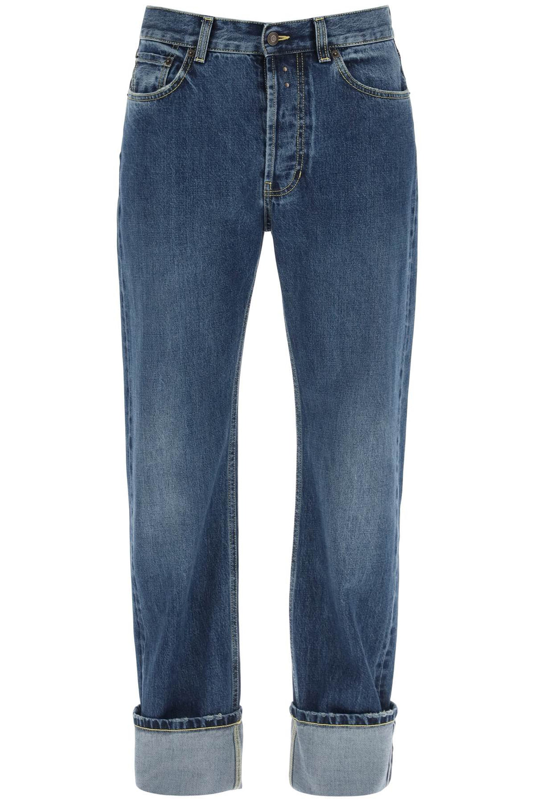 Alexander mcqueen straight fit jeans in selvedge denim-0