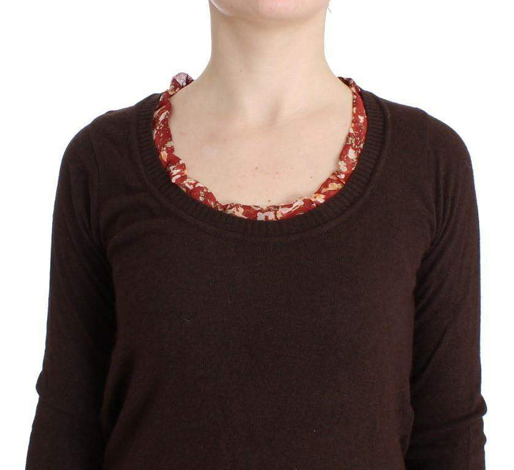 Cavalli Women  Crewneck Sweater #women, Brown, Catch, Cavalli, feed-agegroup-adult, feed-color-brown, feed-gender-female, feed-size-IT40|S, Gender_Women, IT40|S, Kogan, Sweaters - Women - Clothing at SEYMAYKA