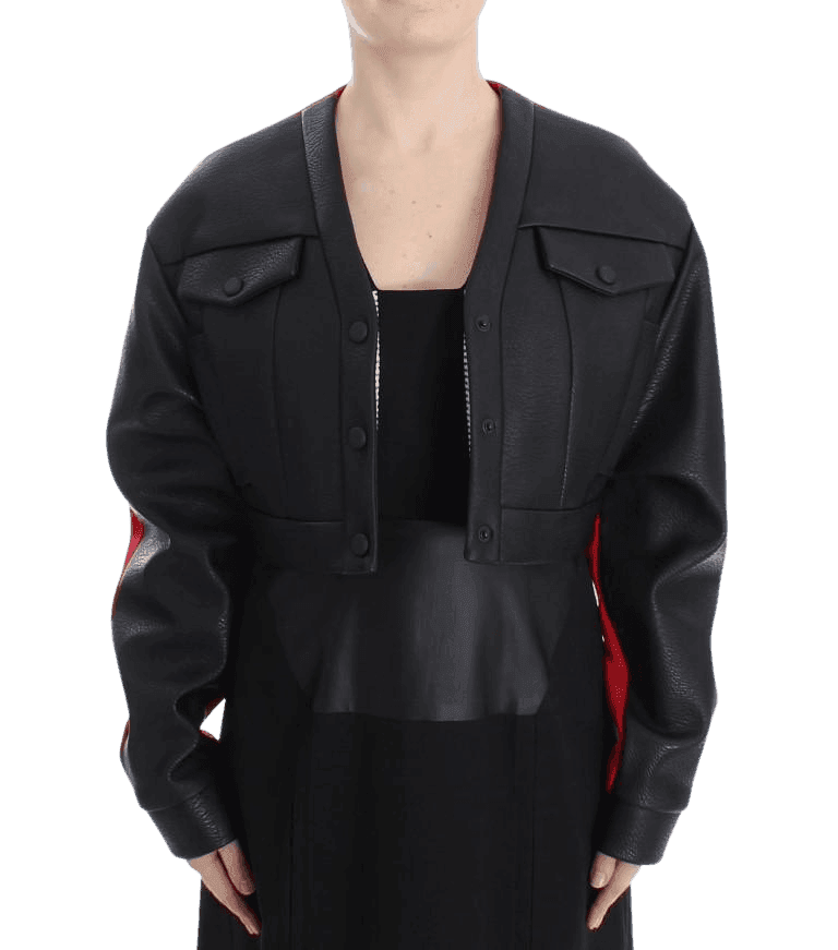 KAALE SUKTAE Short Croped Coat Bomber Jacket #women, Black, Catch, feed-agegroup-adult, feed-color-black, feed-gender-female, feed-size-IT40|S, Gender_Women, IT40|S, Jackets & Coats - Women - Clothing, KAALE SUKTAE, Kogan at SEYMAYKA