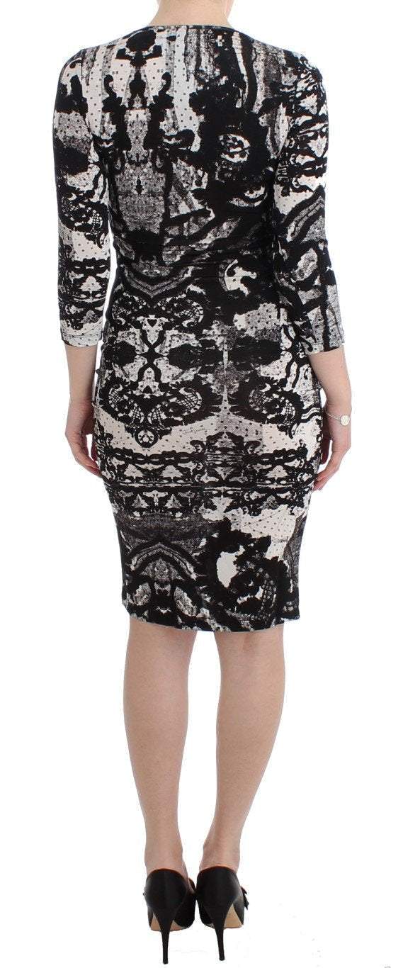 Cavalli Women  Printed Sheath Dress #women, Black, Catch, Cavalli, Clothing_Dress, Dresses - Women - Clothing, feed-agegroup-adult, feed-color-black, feed-gender-female, feed-size-IT38|XS, feed-size-IT40|S, feed-size-IT42|M, feed-size-IT44|L, Gender_Women, IT38|XS, IT40|S, IT42|M, IT44|L, Kogan at SEYMAYKA