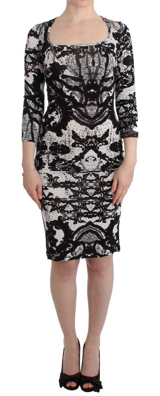 Cavalli Women  Printed Sheath Dress #women, Black, Catch, Cavalli, Clothing_Dress, Dresses - Women - Clothing, feed-agegroup-adult, feed-color-black, feed-gender-female, feed-size-IT38|XS, feed-size-IT40|S, feed-size-IT42|M, feed-size-IT44|L, Gender_Women, IT38|XS, IT40|S, IT42|M, IT44|L, Kogan at SEYMAYKA