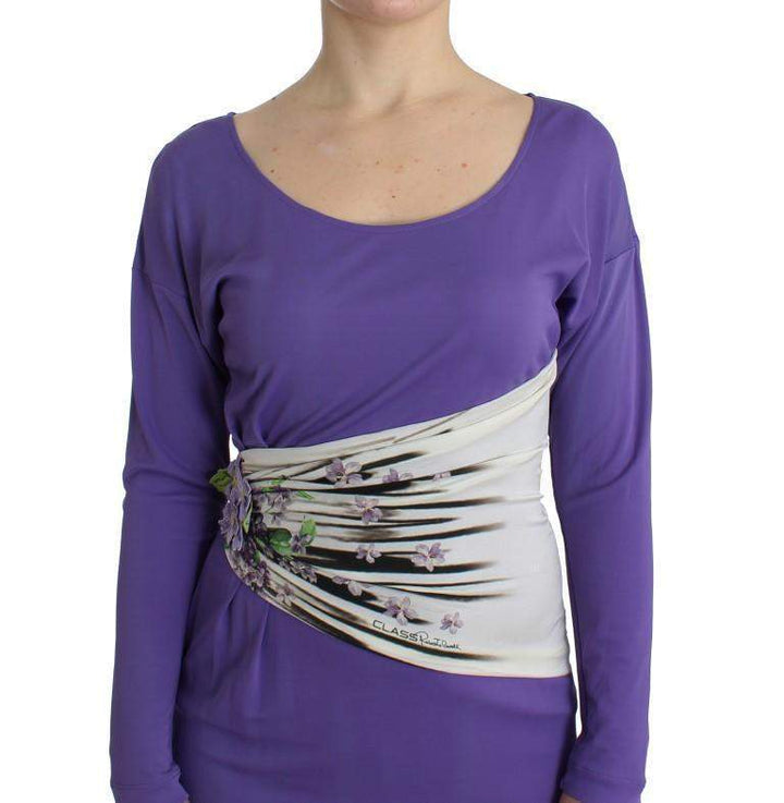 Cavalli Women Purple Long Sleeve Dress #women, Catch, Cavalli, Clothing_Dress, Dresses - Women - Clothing, feed-agegroup-adult, feed-color-purple, feed-gender-female, feed-size-IT42|M, feed-size-IT44|L, feed-size-IT46|XL, feed-size-IT48|XXL, Gender_Women, IT42|M, IT44|L, IT46|XL, IT48|XXL, Kogan, Purple at SEYMAYKA