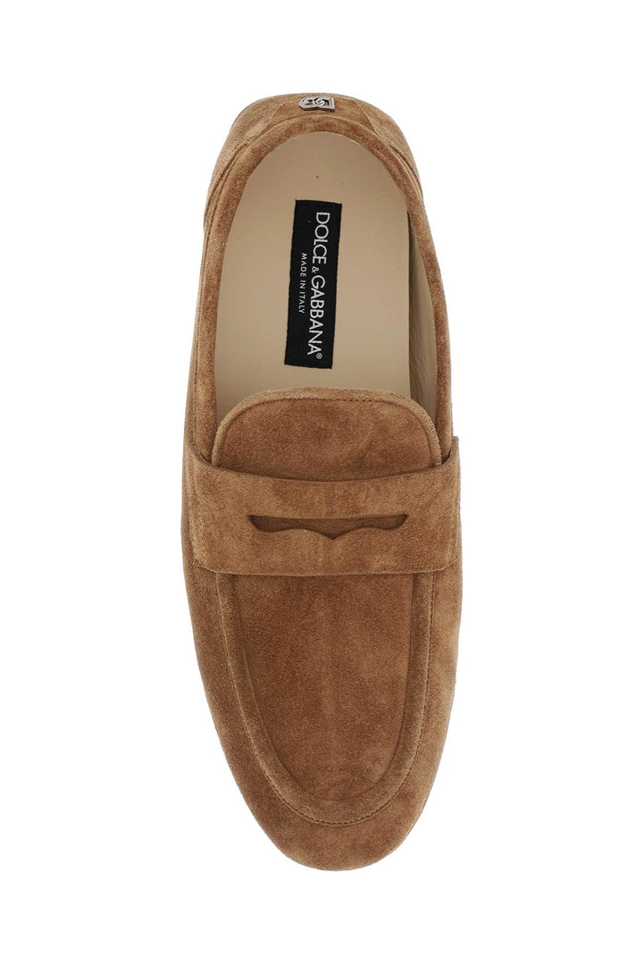 Dolce & gabbana calf suede driver shoe-1