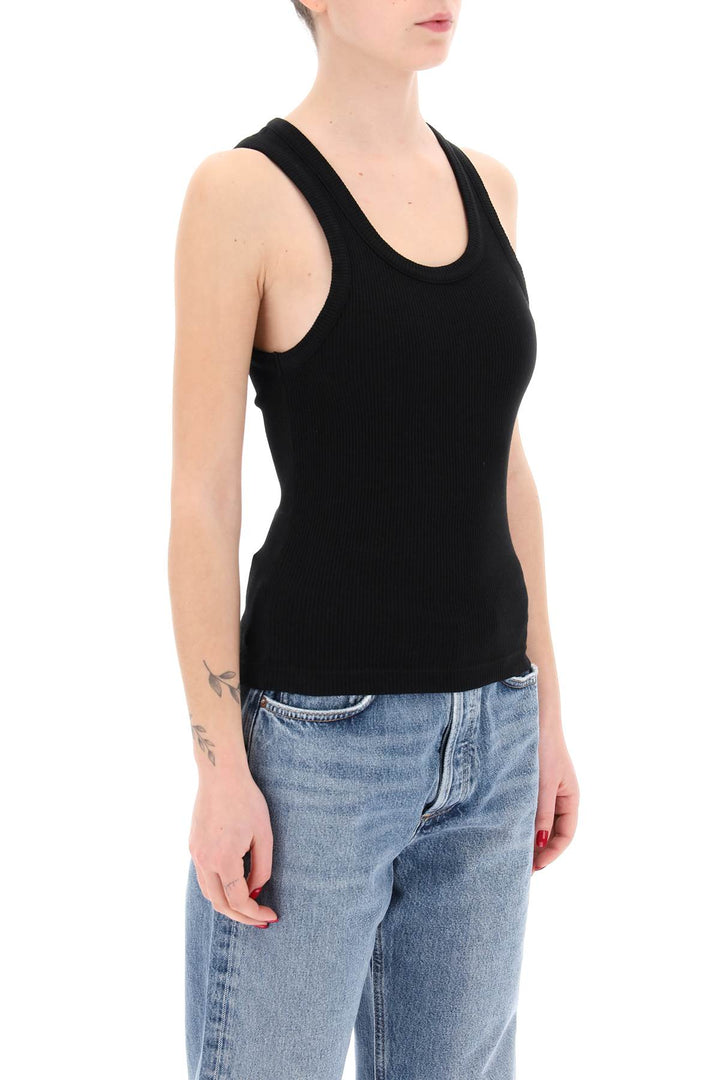 Agolde poppy ribbed tank top-1