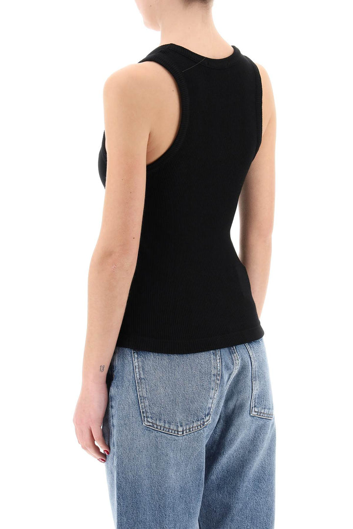 Agolde poppy ribbed tank top-2