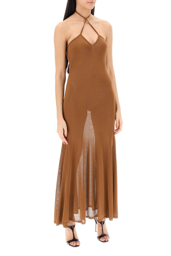 Tom ford knitted halterneck maxi dress-1