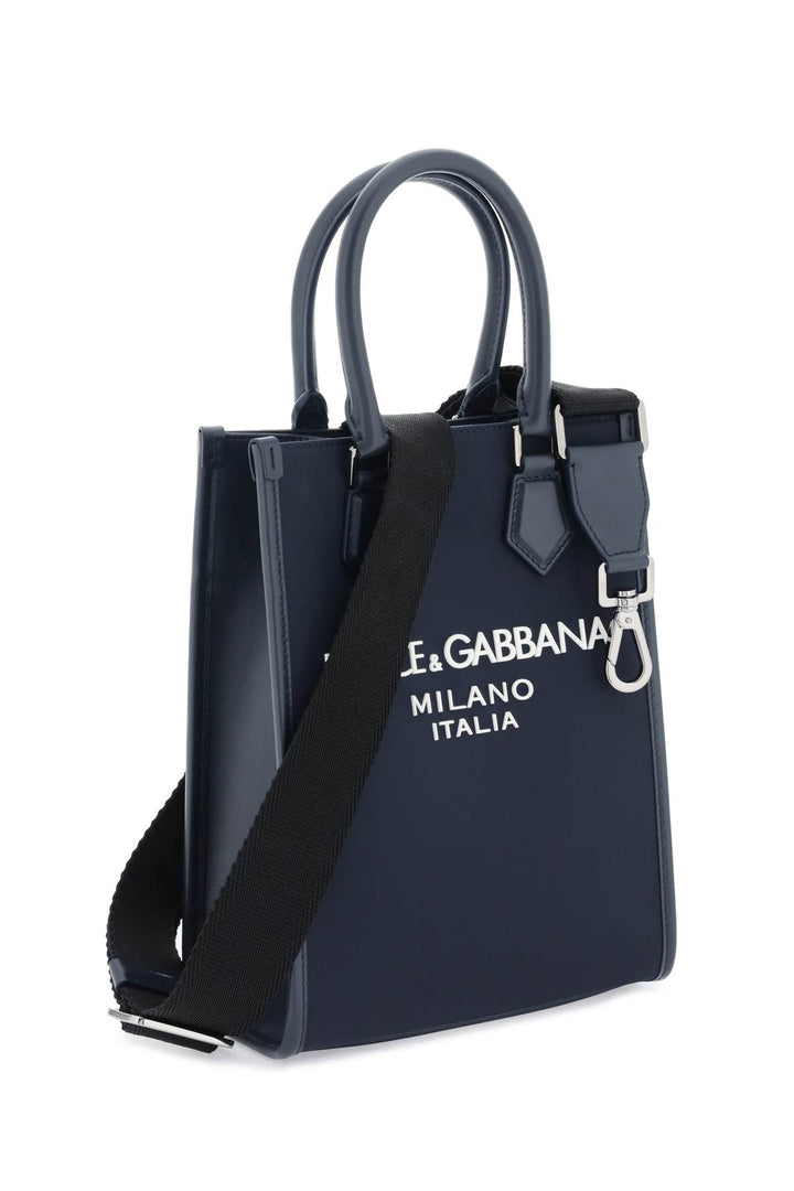 Dolce & gabbana small nylon tote bag with logo-2