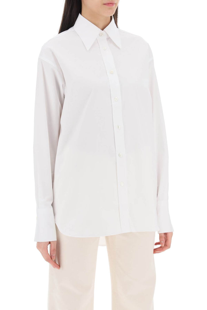 Closed camicia oversize in gabardina di cotone-1