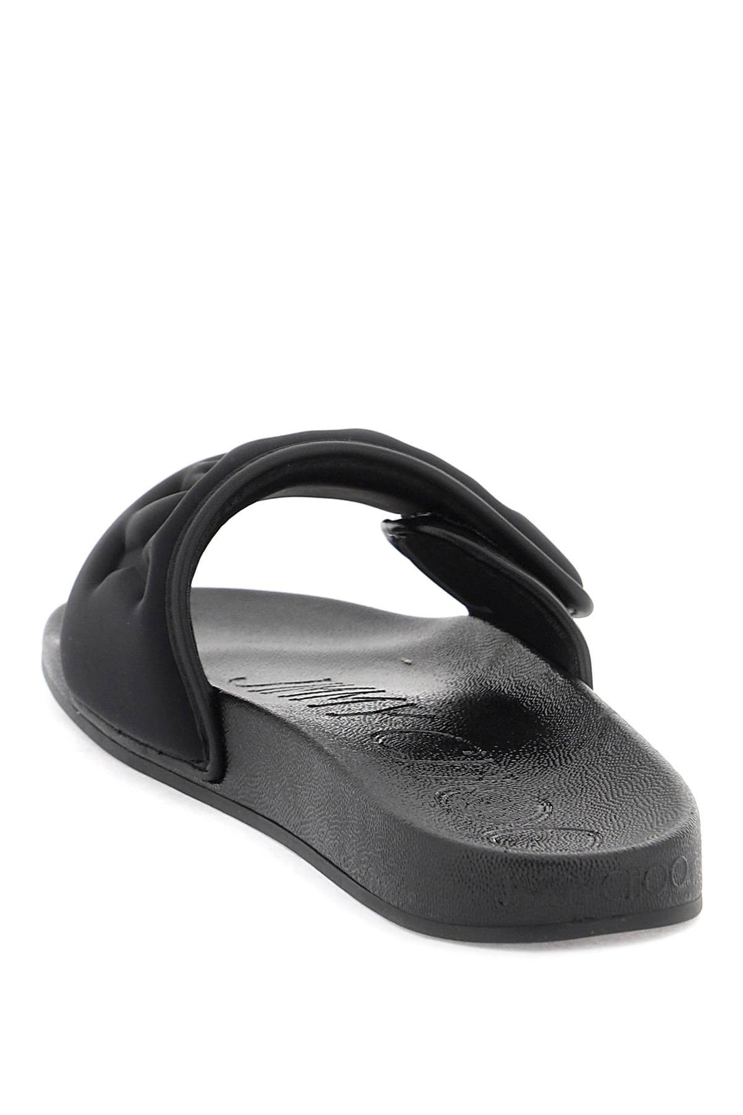 Jimmy choo slides with logo-2