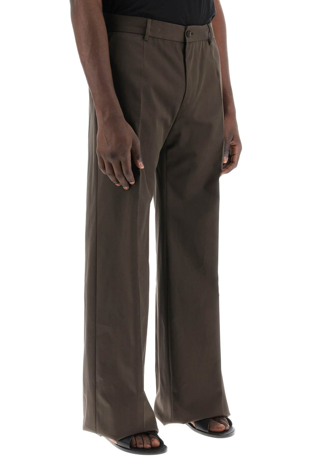 Dolce & gabbana tailored cotton trousers for men-1