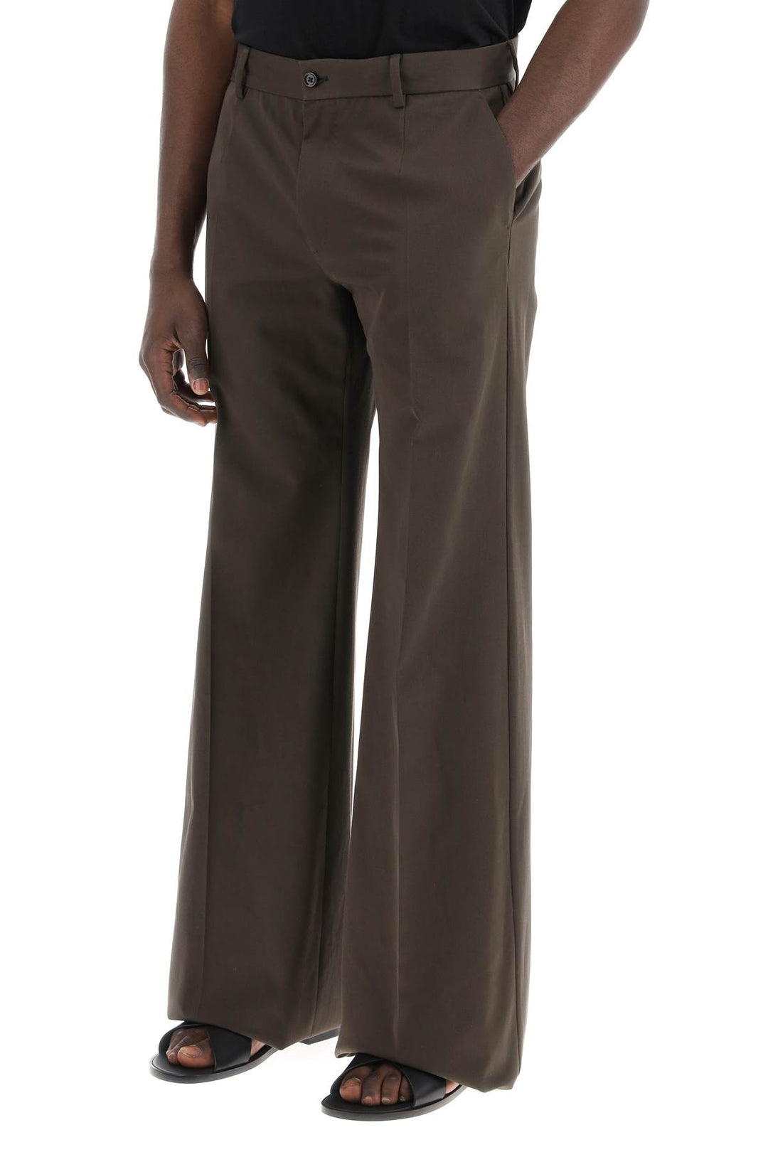 Dolce & gabbana tailored cotton trousers for men-3