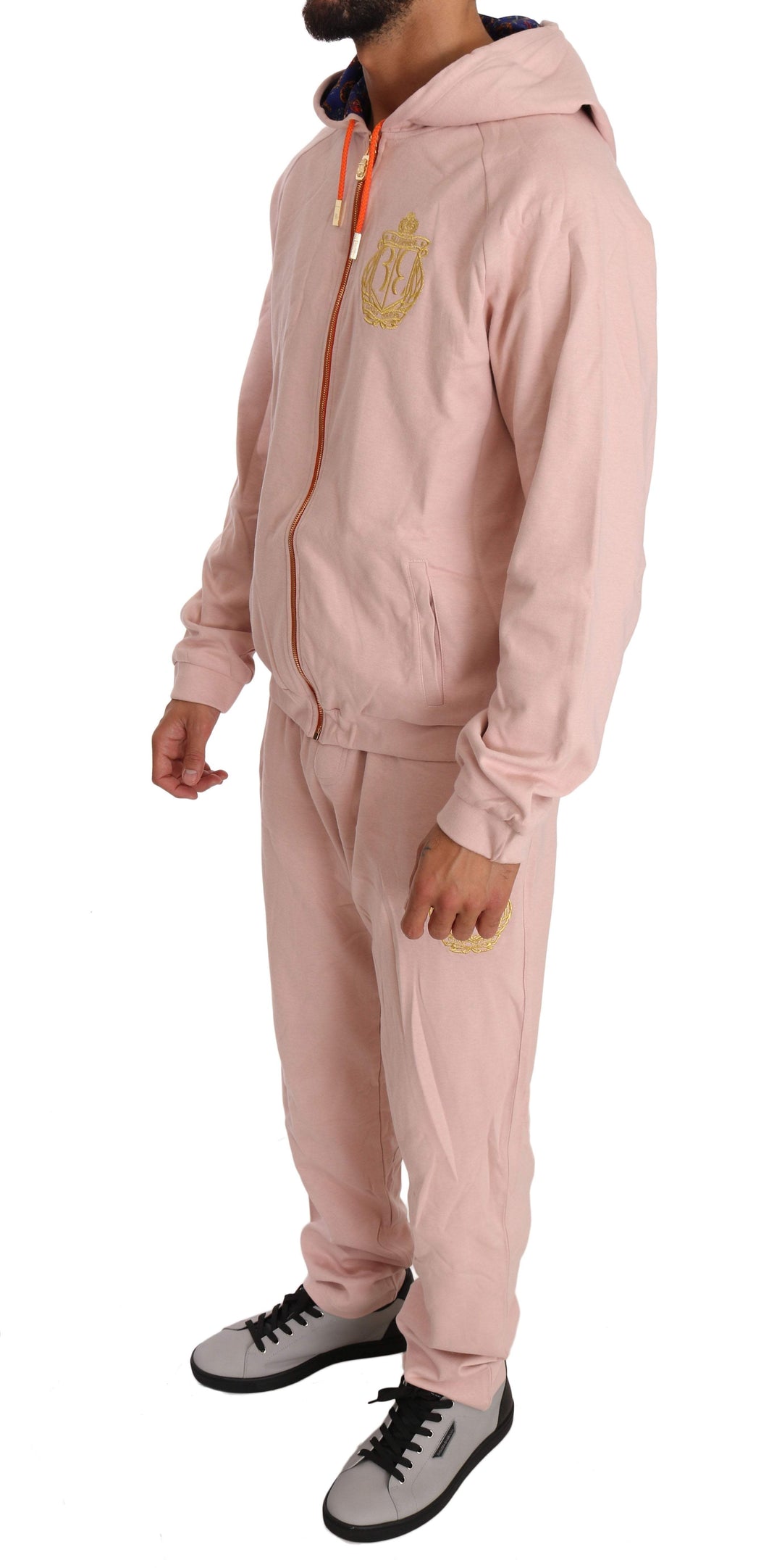 Billionaire Italian Couture  Cotton Hooded Sweater Pants  Tracksuit #men, Billionaire Italian Couture, Catch, feed-agegroup-adult, feed-color-pink, feed-gender-male, feed-size-L, feed-size-XL, feed-size-XXL, Gender_Men, Kogan, L, Men - New Arrivals, Pink, Sweatsuit - Men - Clothing, XL, XXL at SEYMAYKA