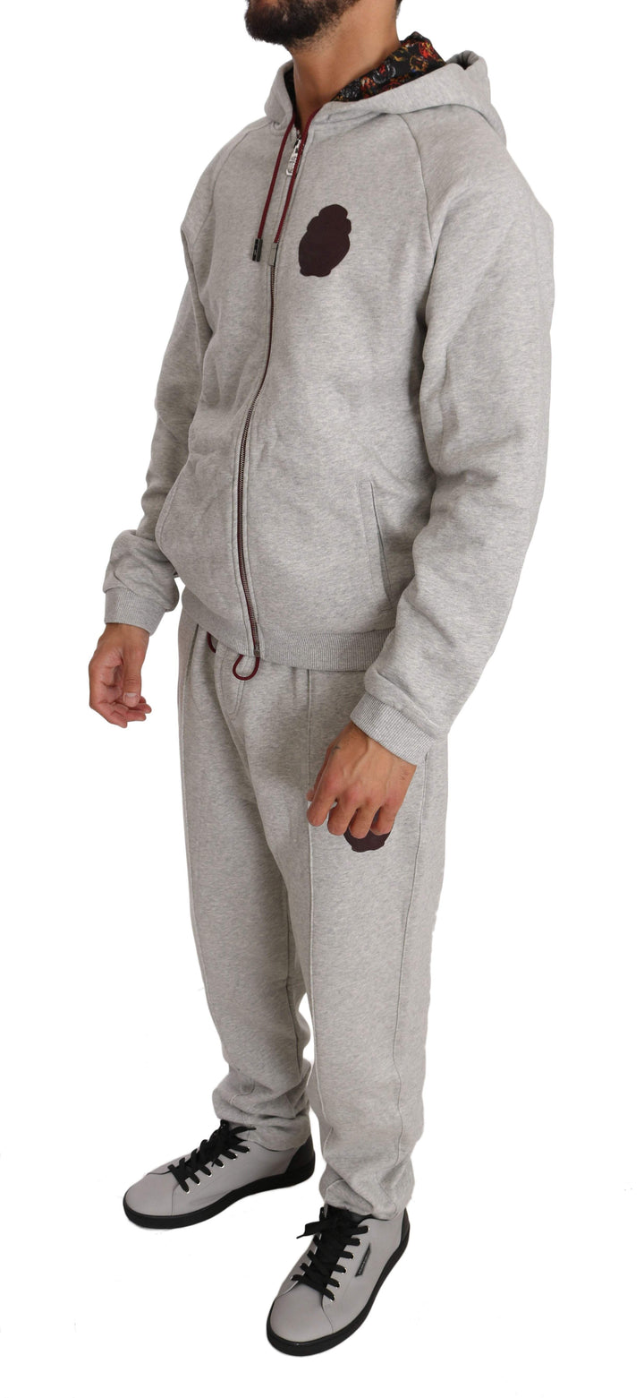 Billionaire Italian Couture  Cotton Hooded Sweater Pants Tracksuit #men, 3XL, Billionaire Italian Couture, Catch, feed-agegroup-adult, feed-color-gray, feed-gender-male, feed-size-3XL, feed-size-XL, feed-size-XXL, Gender_Men, Gray, Kogan, M, Men - New Arrivals, Sweatsuit - Men - Clothing, XL, XXL at SEYMAYKA