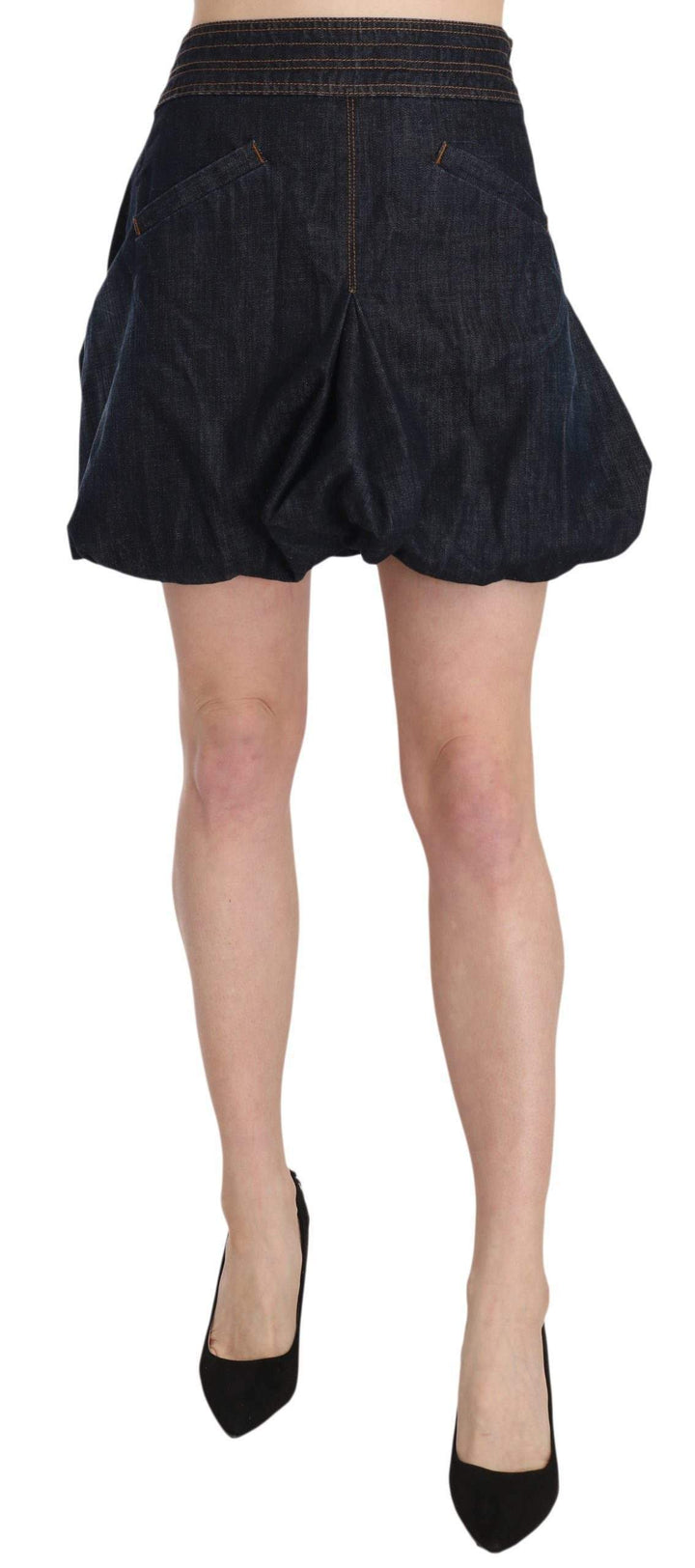 Exte   Cotton Stretch A-line Mini Skirt #women, Blue, Catch, Exte, feed-agegroup-adult, feed-color-blue, feed-gender-female, feed-size-IT42|M, Gender_Women, IT42|M, Kogan, Skirts - Women - Clothing, Women - New Arrivals at SEYMAYKA