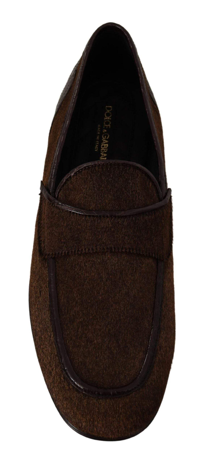 Dolce & Gabbana Shoes Dress Loafers Brown Leather Slip Shoes #men, Brown, Dolce & Gabbana, EU39/US6, EU40/US7, EU41/US8, EU42/US9, EU43.5/US10.5, EU43/US10, EU44/US11, EU45/US12, EU46/US13, feed-1, Loafers - Men - Shoes at SEYMAYKA