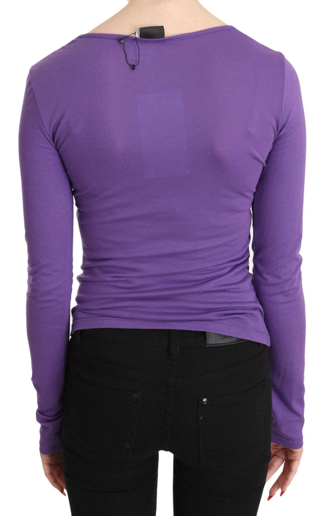 Exte Purple  Crystal Embellished Long Sleeve Top Blouse #women, Catch, Exte, feed-agegroup-adult, feed-color-purple, feed-gender-female, feed-size-IT40|S, Gender_Women, IT40|S, Kogan, Purple, Tops & T-Shirts - Women - Clothing, Women - New Arrivals at SEYMAYKA