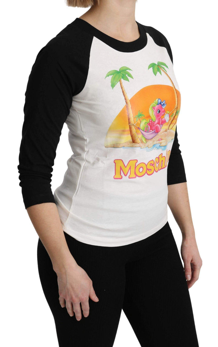 Moschino  Cotton T-shirt My Little Pony Top Tshirt #women, Catch, feed-agegroup-adult, feed-color-white, feed-gender-female, feed-size-IT36 | XS, feed-size-IT42|M, feed-size-IT44|L, Gender_Women, IT36 | XS, IT38 | S, IT42|M, IT44|L, Kogan, Moschino, Tops & T-Shirts - Women - Clothing, White, Women - New Arrivals at SEYMAYKA