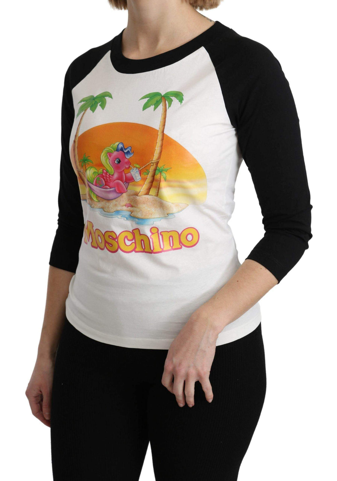 Moschino  Cotton T-shirt My Little Pony Top Tshirt #women, Catch, feed-agegroup-adult, feed-color-white, feed-gender-female, feed-size-IT36 | XS, feed-size-IT42|M, feed-size-IT44|L, Gender_Women, IT36 | XS, IT38 | S, IT42|M, IT44|L, Kogan, Moschino, Tops & T-Shirts - Women - Clothing, White, Women - New Arrivals at SEYMAYKA