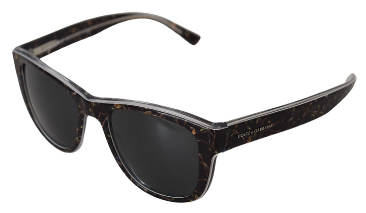 Dolce & Gabbana Black Bird Square Full Rim Acetate DG4284 Sunglasses