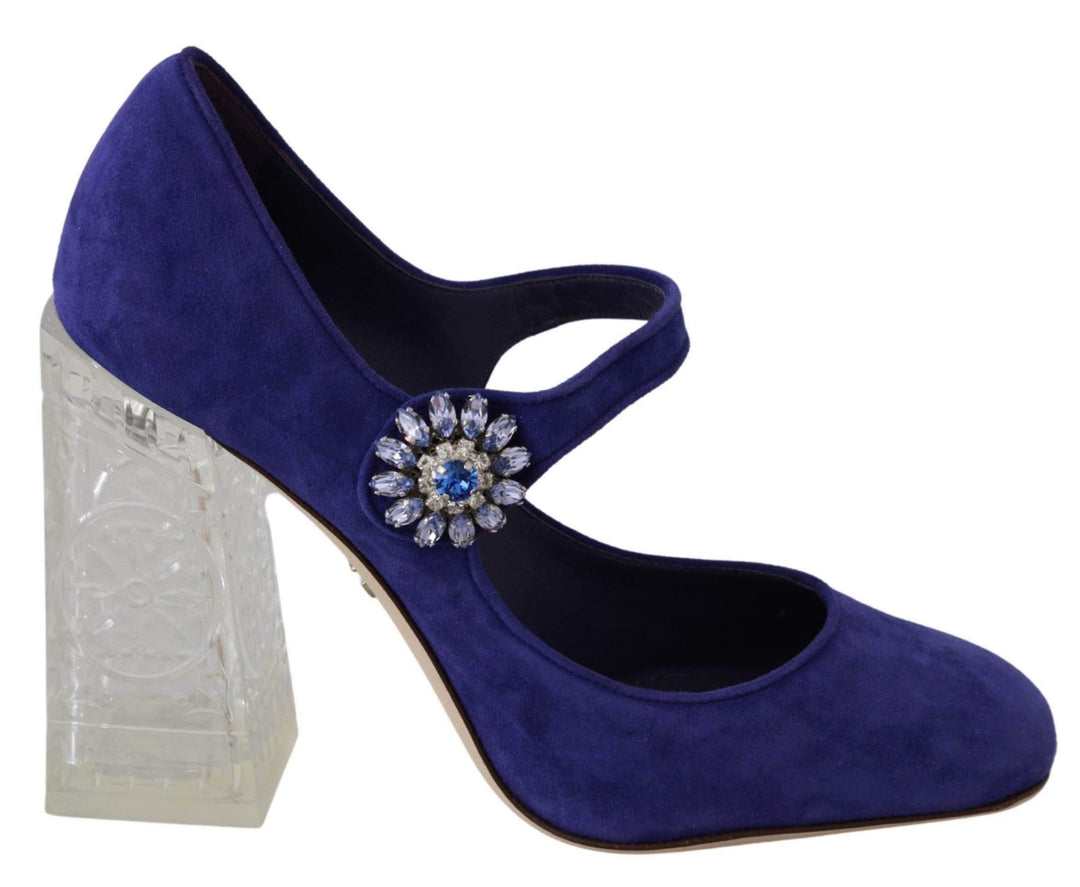 Dolce & Gabbana Purple Suede Crystal Pumps Heels Shoes #women, Brand_Dolce & Gabbana, Catch, Category_Shoes, Dolce & Gabbana, EU36/US5.5, EU37/US6.5, EU38/US7.5, EU39/US8.5, EU40/US9.5, EU41/US10.5, feed-agegroup-adult, feed-color-purple, feed-gender-female, feed-size-US5.5, feed-size-US7.5, Gender_Women, Kogan, Pumps - Women - Shoes, Purple, Shoes - New Arrivals at SEYMAYKA