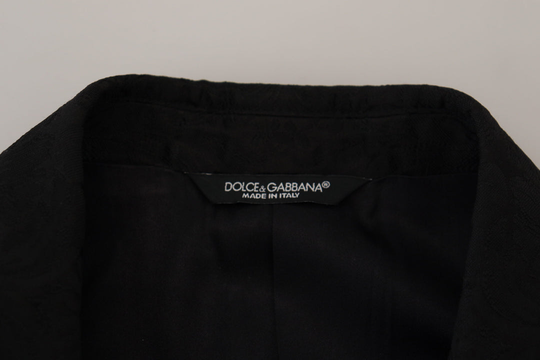 Dolce & Gabbana Black Single Breasted 2 Piece MARTINI Suit