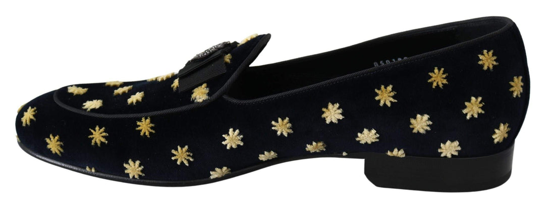 Dolce & Gabbana Blue Velvet Crown Slippers Loafers Shoes #men, Black, Brand_Dolce & Gabbana, Dolce & Gabbana, EU39/US6, EU40/US7, EU41.5/US8.5, EU41/US8, EU42.5/US9.5, EU42/US9, EU43.5/US10.5, EU43/US10, EU44/US11, EU45/US12, feed-agegroup-adult, feed-color-black, feed-gender-male, feed-size-US10, feed-size-US10.5, feed-size-US11, feed-size-US6, feed-size-US7, feed-size-US8, feed-size-US9.5, Formal - Men - Shoes, Gender_Men, Shoes - New Arrivals at SEYMAYKA